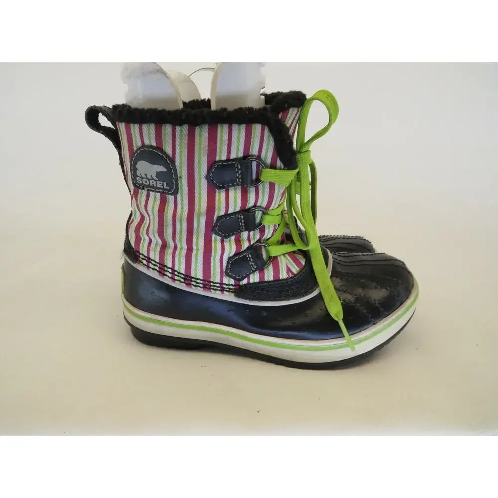 Sorel Purple Waterproof Insulated Snow Winter Boots Youth Size 1 D